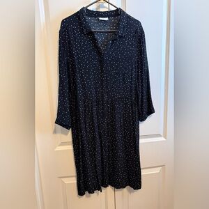Hush Black Star Pattern Dress